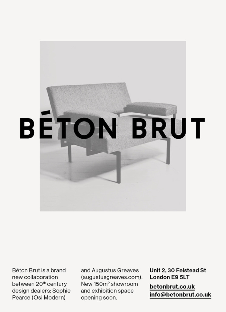 Béton Brut gallery, coming soon…