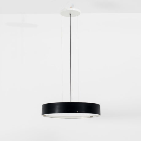 Bruno Gatta milk glass chandelier