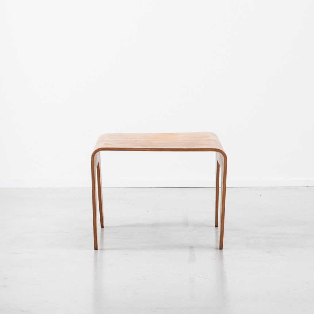 Marcel Breuer bent plywood table