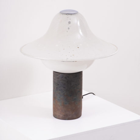 Alfredo Barbini Murano glass lamp