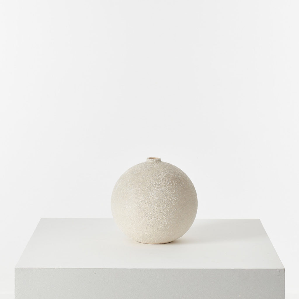 Spherical ceramic Sèvres vase