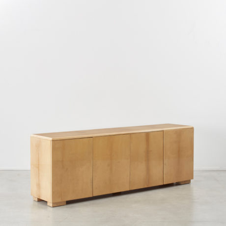 Aldo Tura lacquered goatskin sideboard