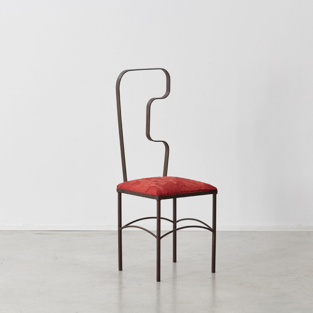 Milos Gras sculptural chairs