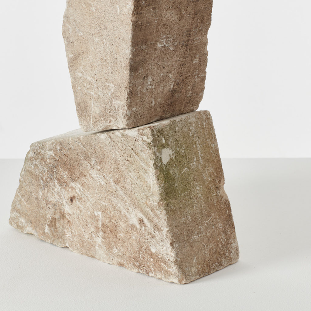 Abstract stone sculpture