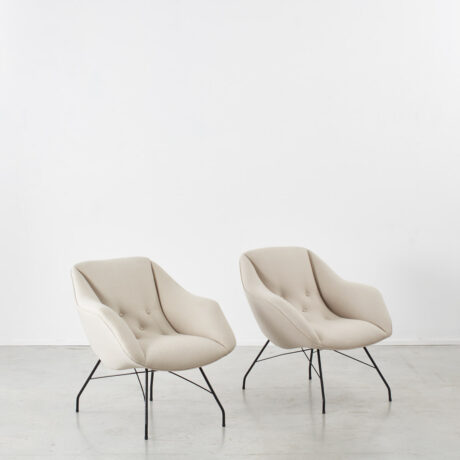 Carlo Hauner Martin Eisler Shell chairs