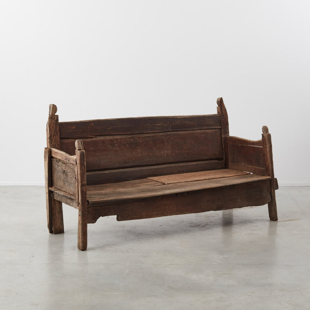 Weathered Galician Bench