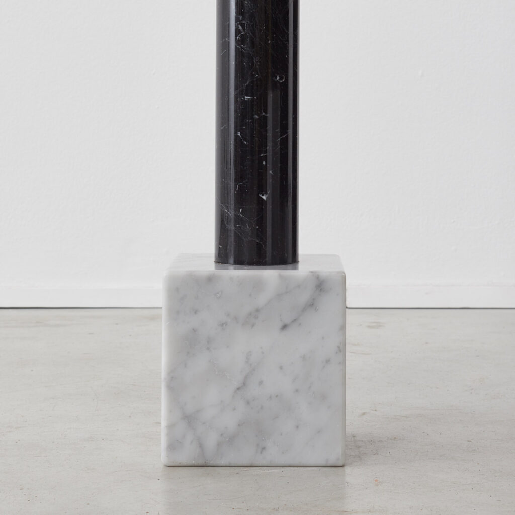 Sottsass demilune marble console