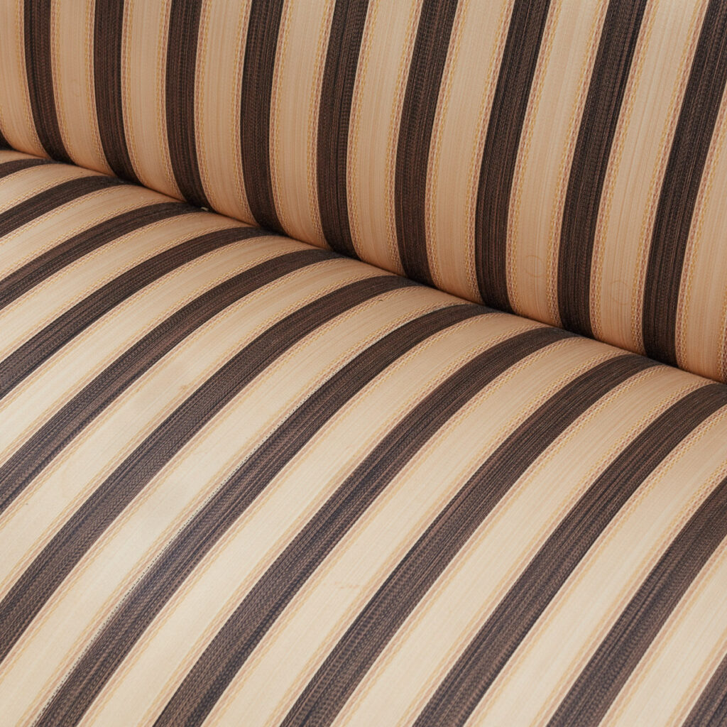 Striped Biedermeier settee