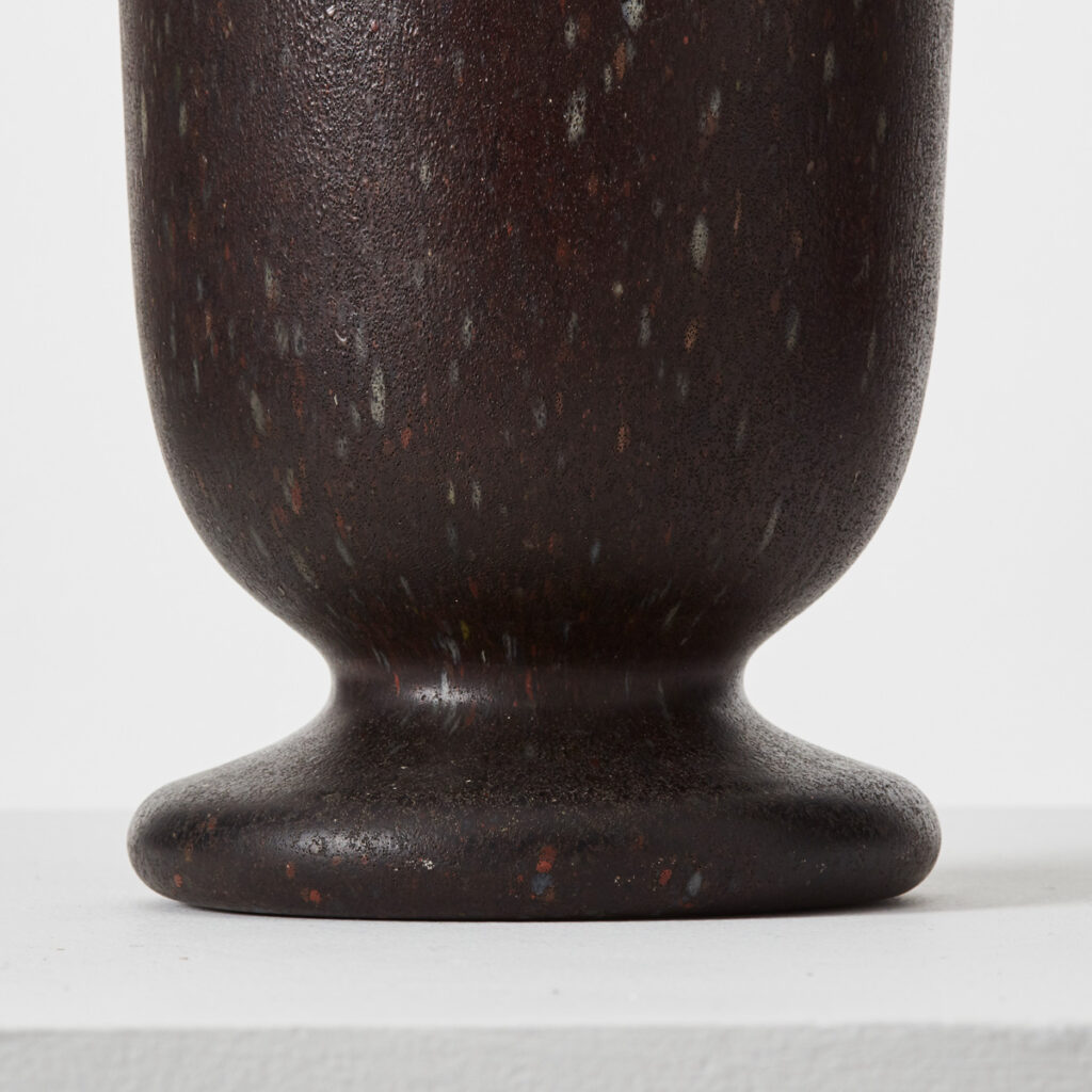 Cimbro Bormioli blown glass vase