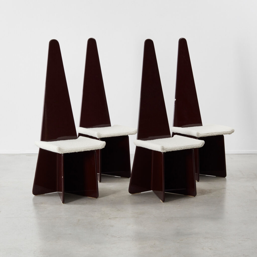 Antonio Ronchetti lacquered chairs