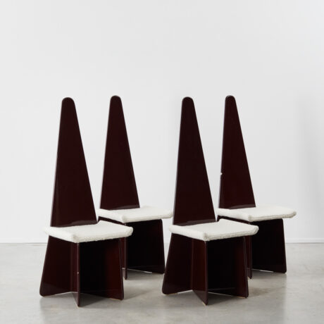 Antonio Ronchetti lacquered chairs