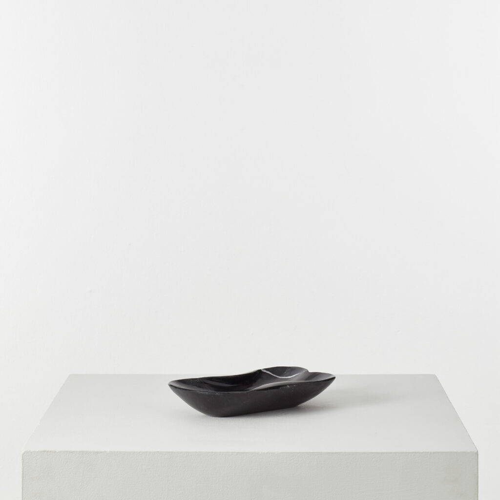 Large black marble ‘catchall’ bowl