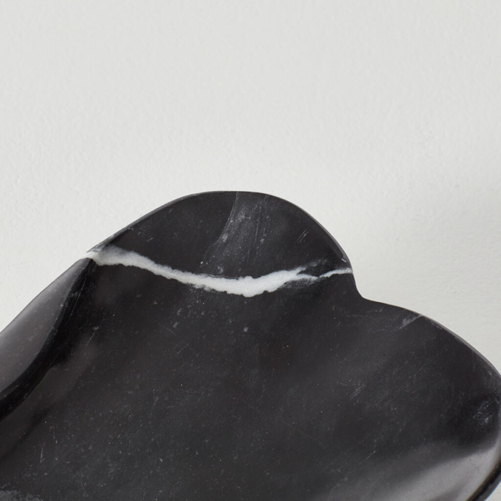 Large black marble ‘catchall’ bowl