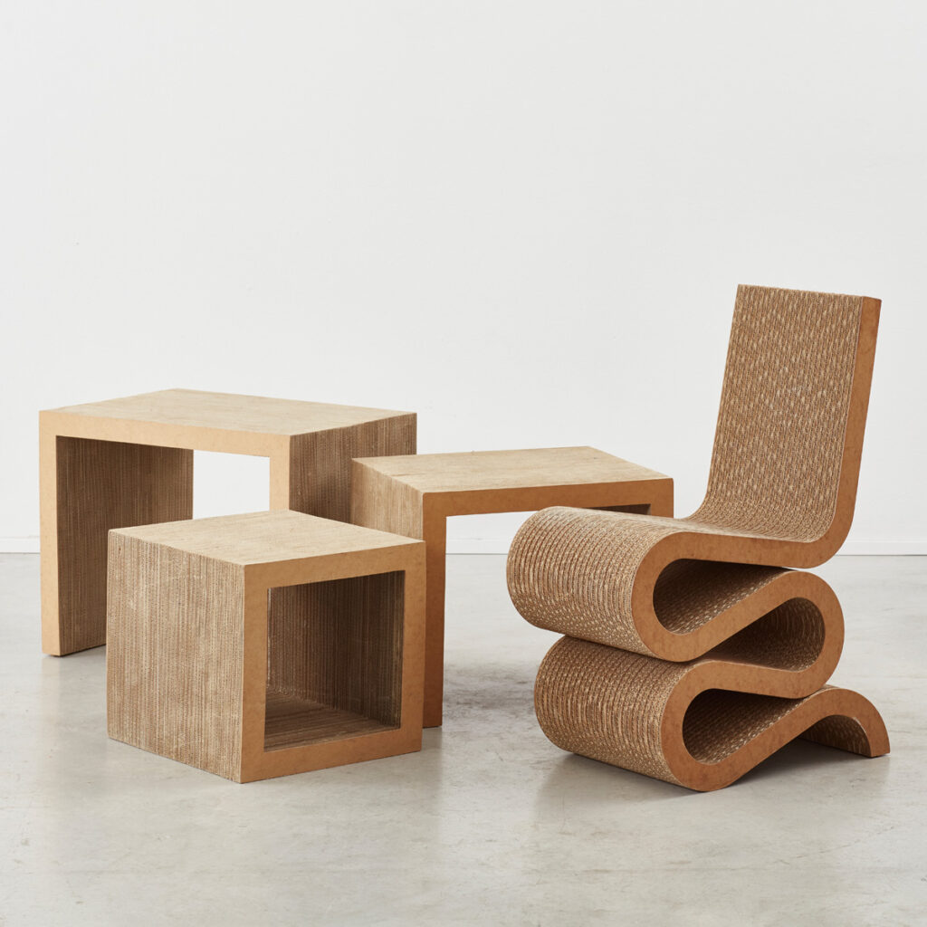 Frank Gehry Easy Edges Nesting Tables