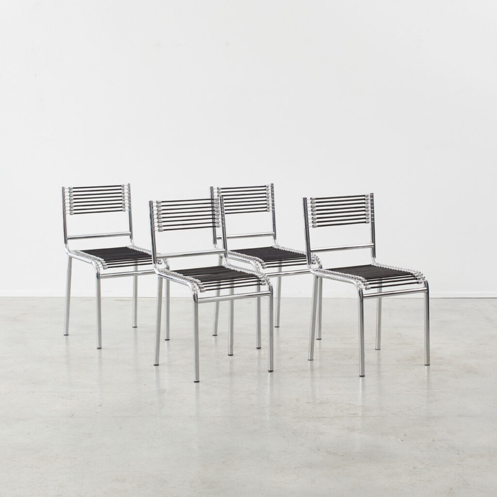Four René Herbst Sandows chairs