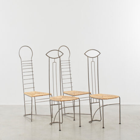 Four Surrealist chairs