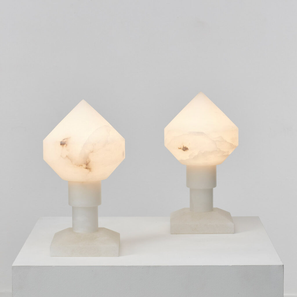 Santiago Roqueta & Angel Jové pair of Zeleste table lamps