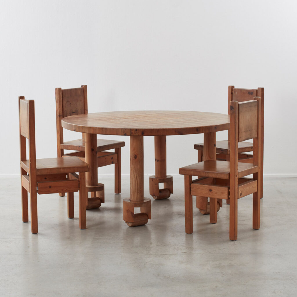 Leif Wikner pine dining set