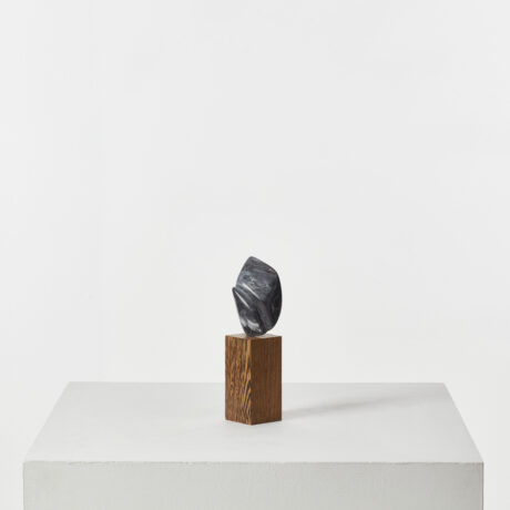 Monique Lipsch small blue marble sculpture