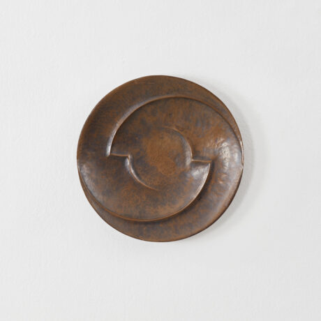 Art Deco copper wall hanging