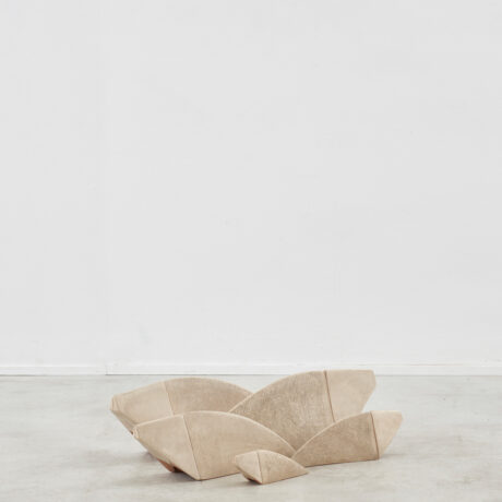 Set of five abstract sculptures