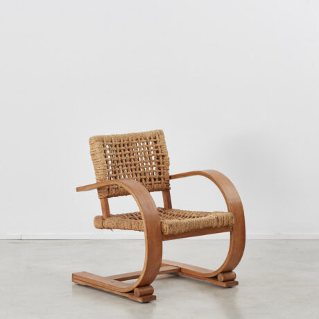 Audoux & Minet rope cord armchair