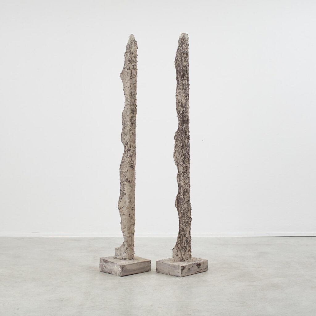 Pair Aldo Guarnieri totem sculptures