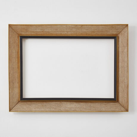 Art Deco black & gold picture frame