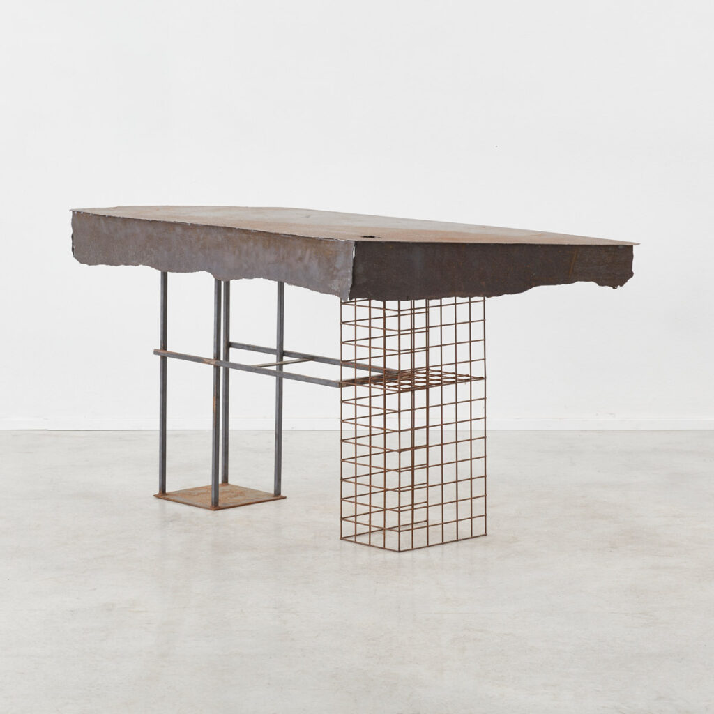 Carlo Pagliano one-off metal console table