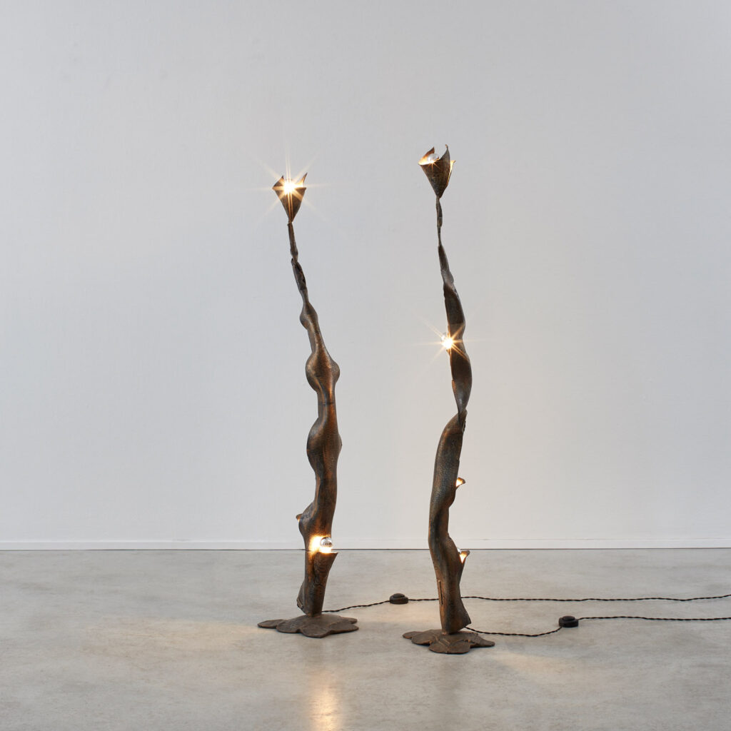 Pair of Salvino Marsura floor lamps