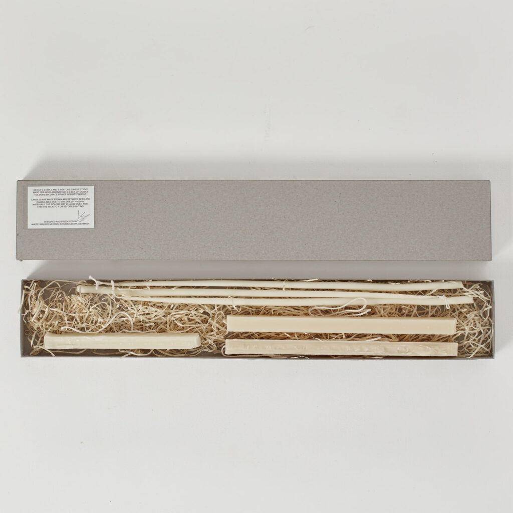 Grace Prince Held Absence No.3 | Set of candle holders