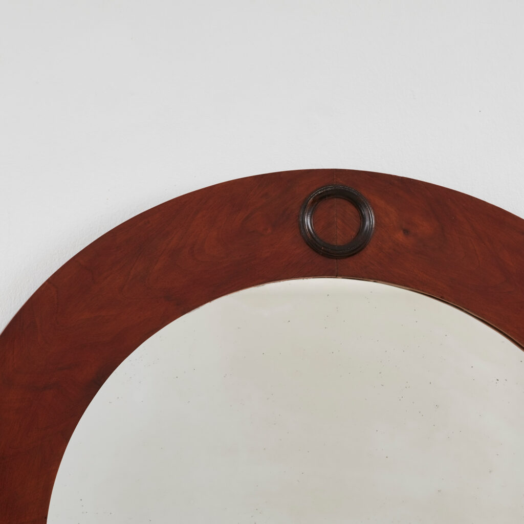 Large Biedermeier arched mirror