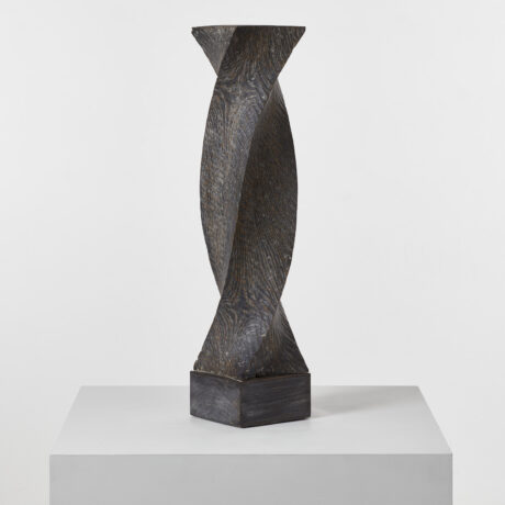 Michel Choqueux signed Colonne Torse sculpture