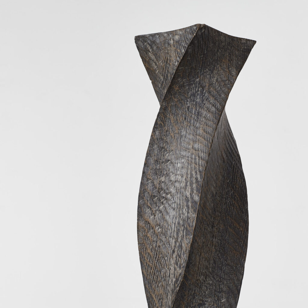 Michel Choqueux signed Colonne Torse sculpture