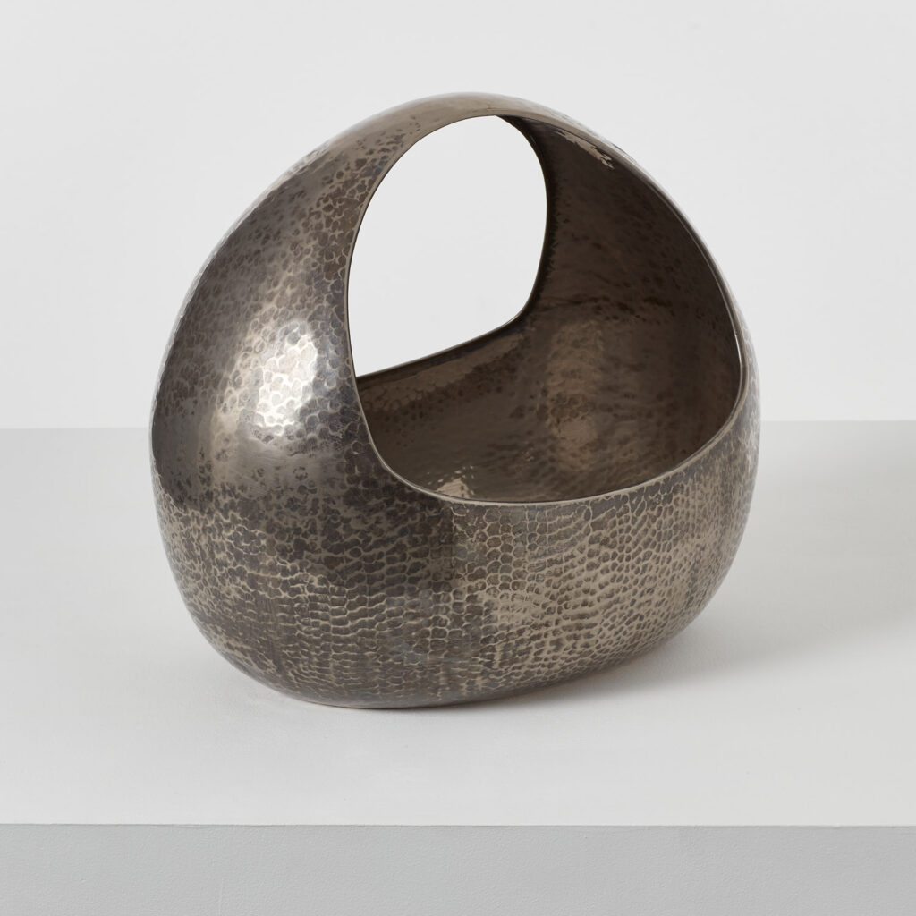 Silver-plated basket