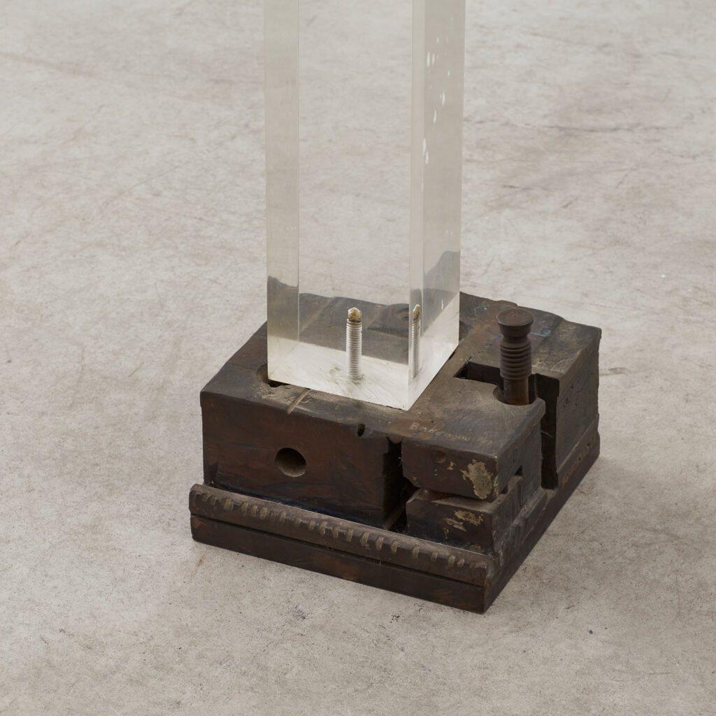 Liana Vassalou bronze and acrylic sculpture