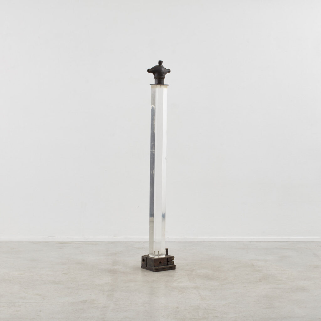 Liana Vassalou bronze and acrylic sculpture