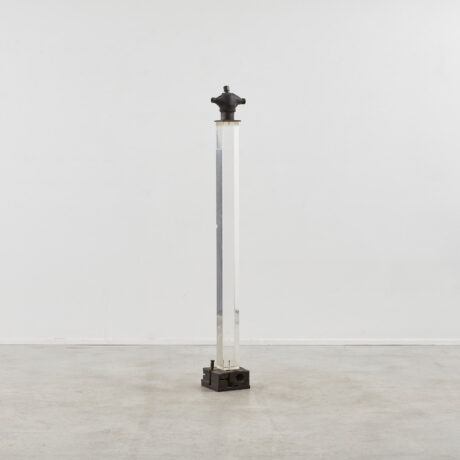 Liana Vassalou bronze and acrylic sculpture