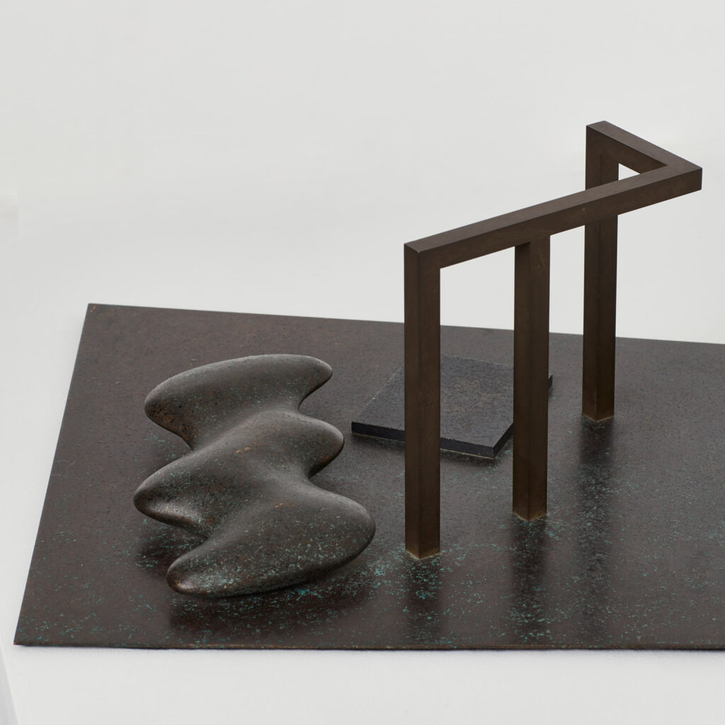 Robert Marsden Composition No. 3 bronze sculpture