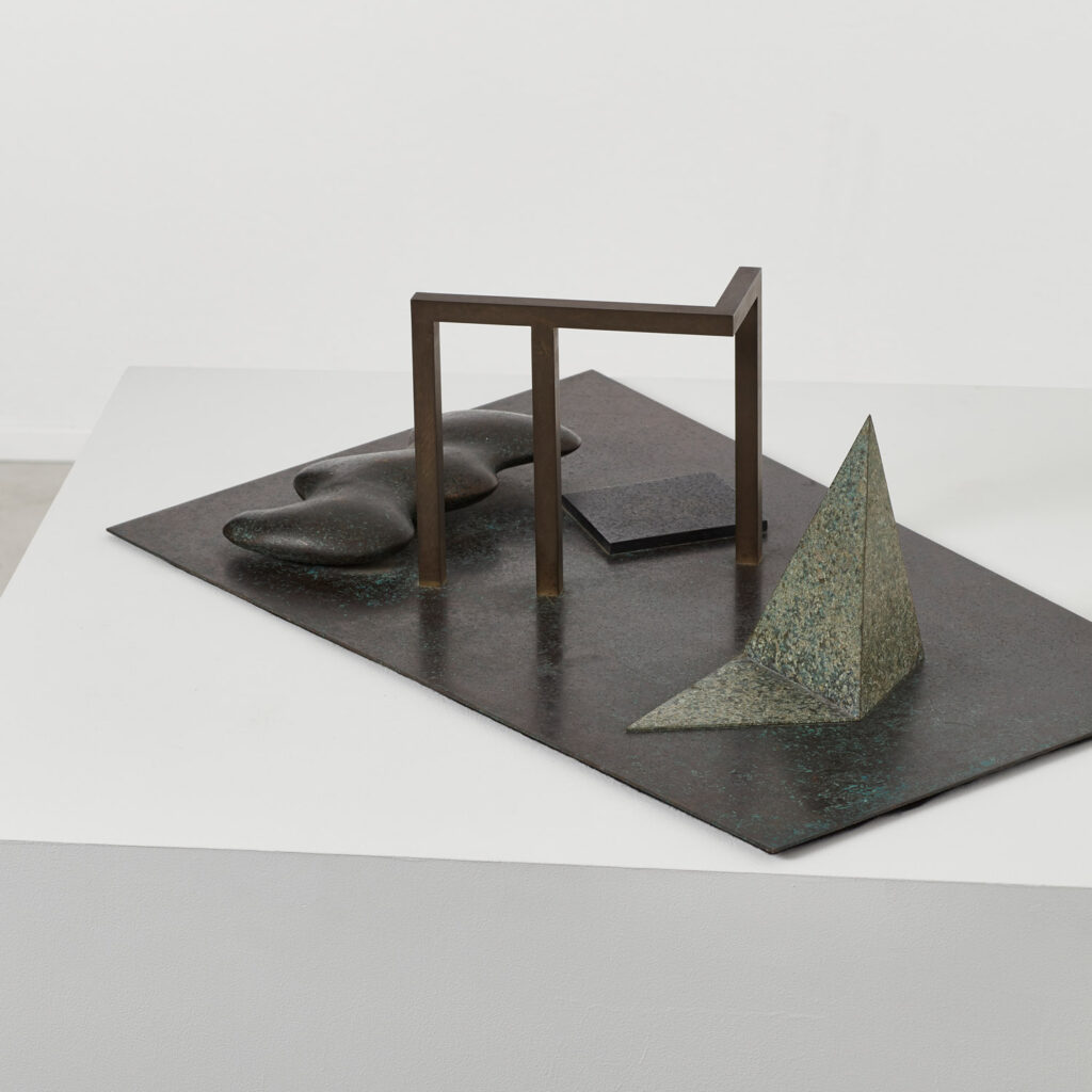 Robert Marsden Composition No. 3 bronze sculpture