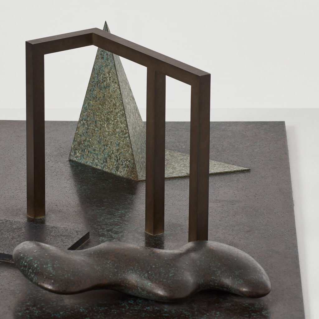 Robert Marsden Composition No. 3 bronze sculpture