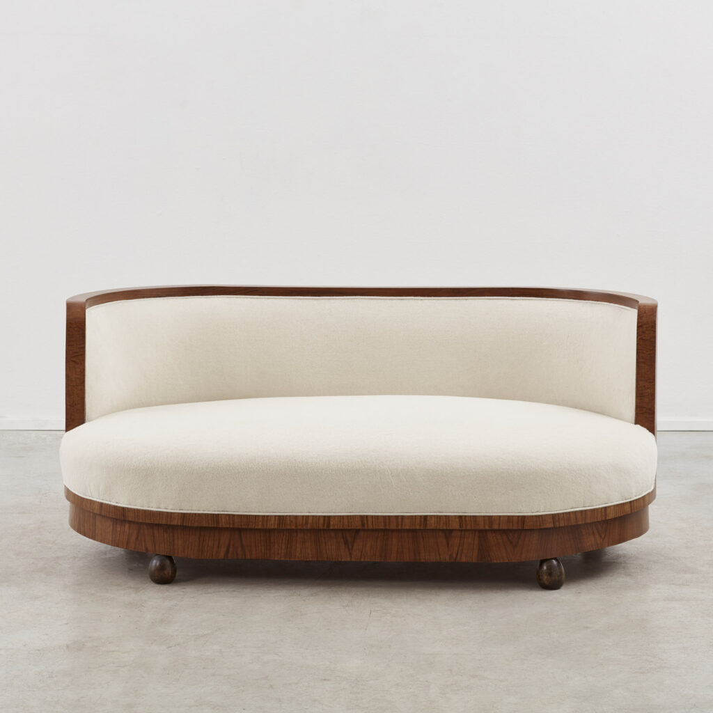 Art Deco loveseat