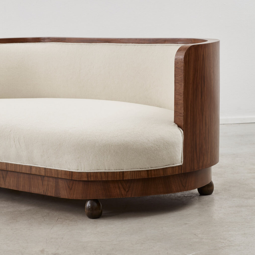Art Deco loveseat