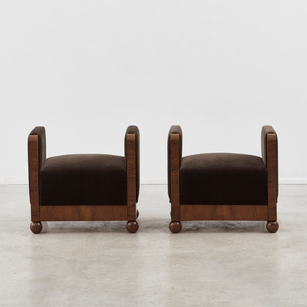 Pair of Art Deco stools