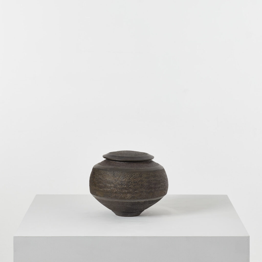 Jason Wason studio pottery lidded vessel