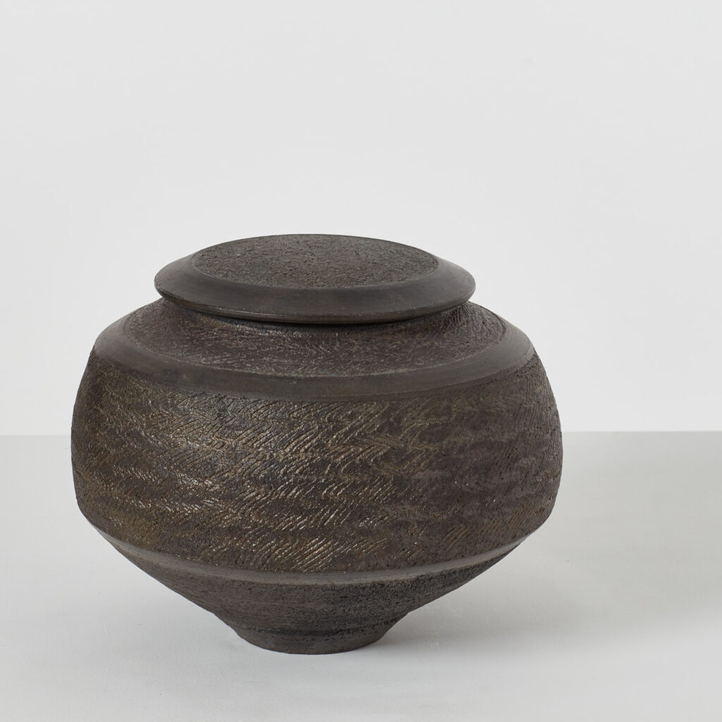 Jason Wason studio pottery lidded vessel