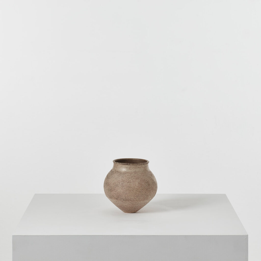 Jason Wason ovoid studio pottery vase