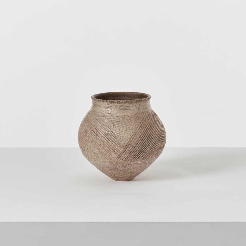 Jason Wason ovoid studio pottery vase