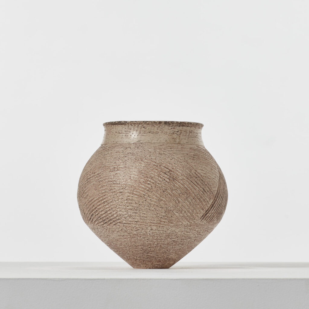 Jason Wason ovoid studio pottery vase