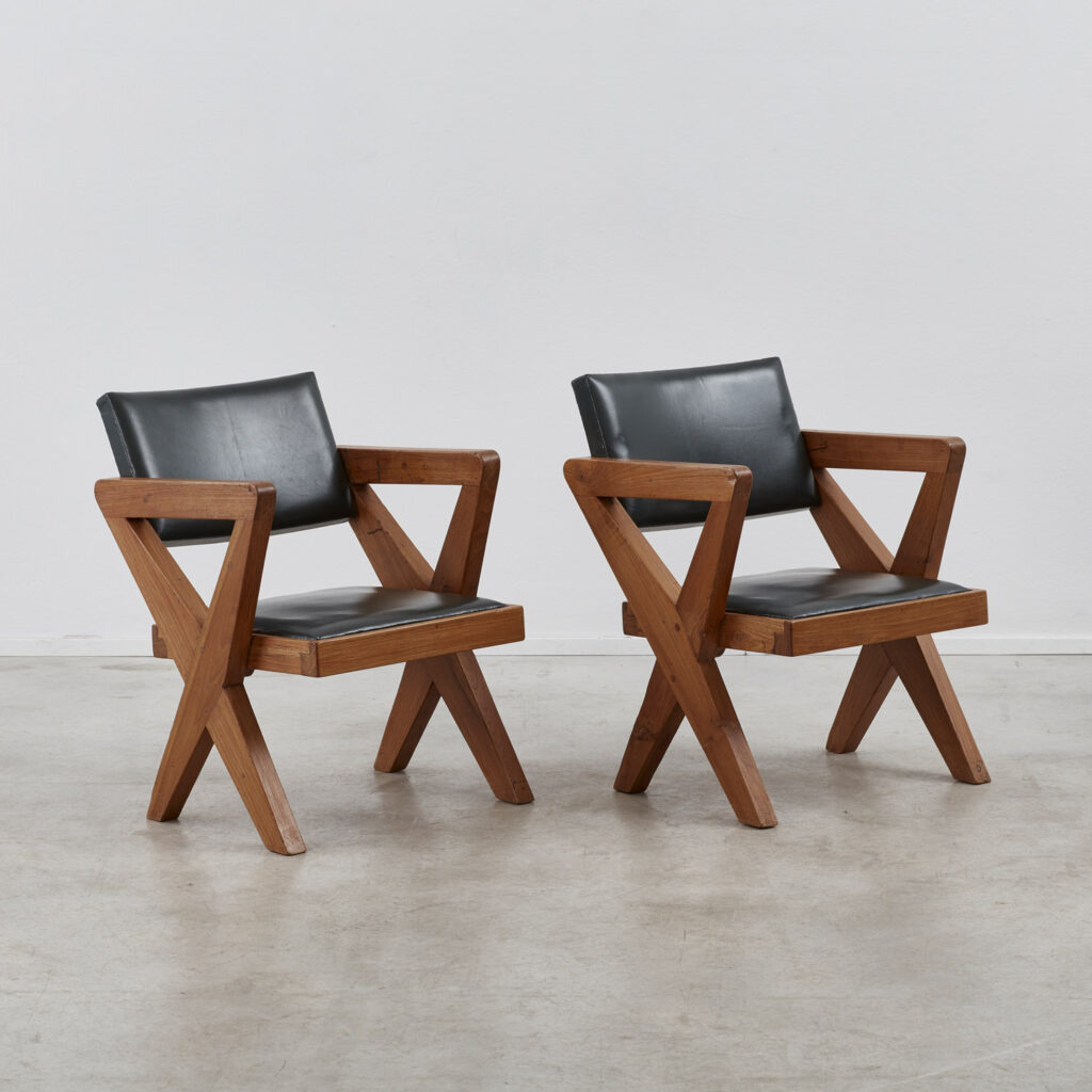 Pierre Jeanneret Showroom armchairs